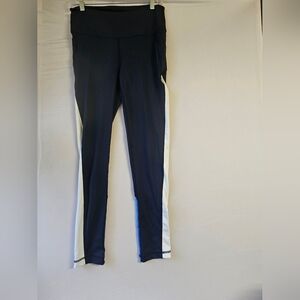 Court Haley, Leggins Women's S ,blue With Stripes, High- Waisted